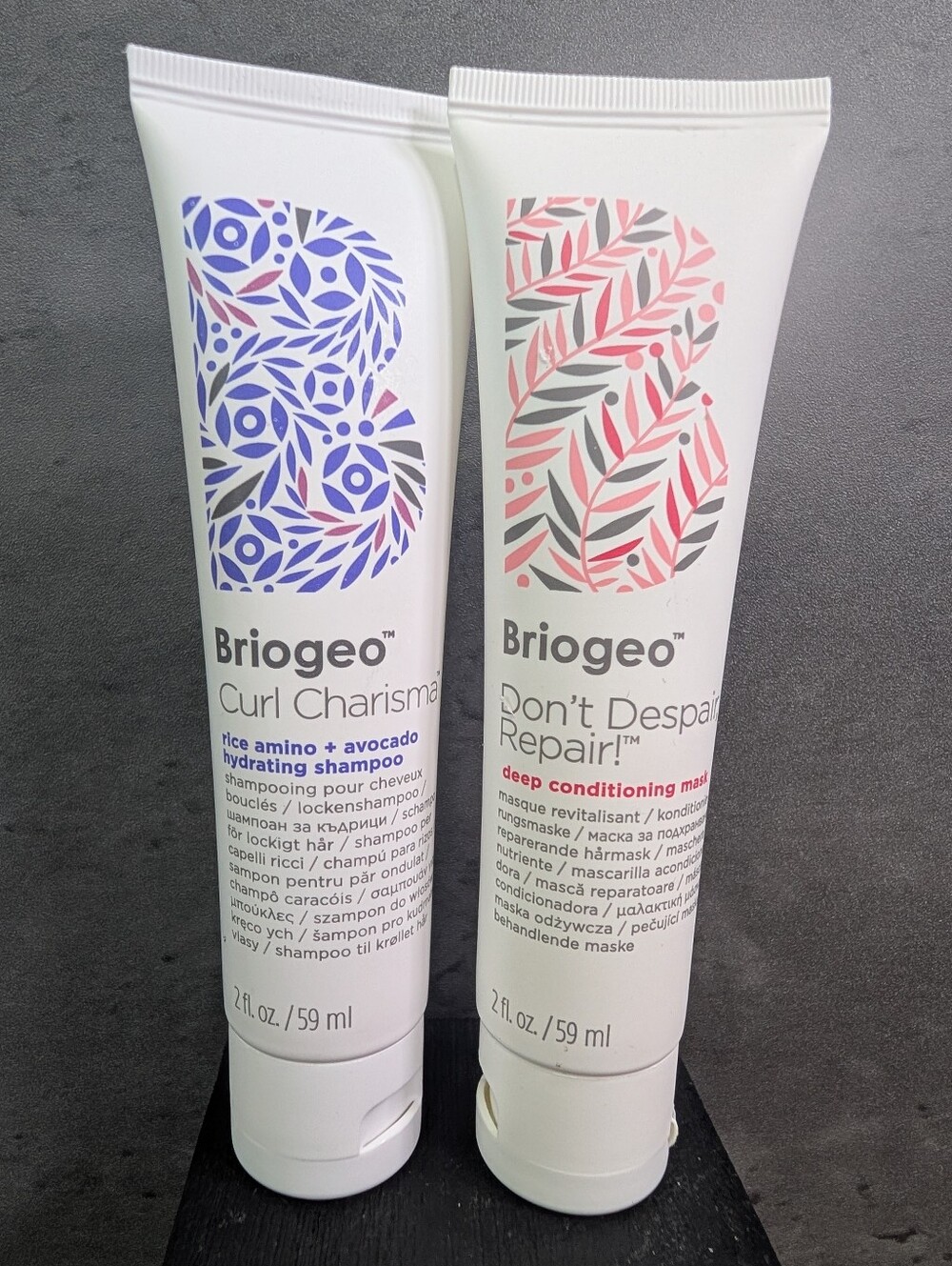 Briogeo Hair Care Duo Curl Charisma Shampoo + Don’t Despair Repair Mask 2oz